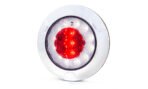 Πίσω φανάρι LED WAS W147 στρογγυλό 12–24V για όπισθεν και ομίχλης