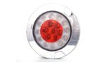 Πίσω φανάρι LED WAS W147 στρογγυλό 12–24V για όπισθεν και ομίχλης