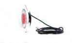 Πίσω φανάρι LED WAS W147 στρογγυλό 12–24V για όπισθεν και ομίχλης