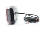 WAS 1298 DD, πίσω φανάρι LED W185DD με δυναμικό φλας, φωτισμό νέον και καλώδιο 200cm για 12V/24V