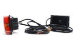 Πίσω φανάρι LED WAS W187DD 12–24V με δυναμικό φλας και πλευρικό φως πινακίδας