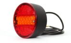 Πίσω φανάρι LED WAS W19D στρογγυλό 12–24V με 4 λειτουργίες – χωρίς ανακλαστήρα