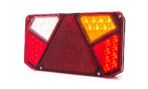 Πίσω φως LED WAS W125DP δεξί με φως πινακίδας και ανακλαστήρα – Κωδικός 916 – Μάρκα WAS