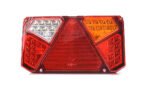 Πίσω φως LED WAS W125DP δεξί με φως πινακίδας και ανακλαστήρα – Κωδικός 916 – Μάρκα WAS
