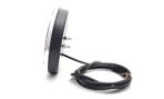 Πίσω φανάρι LED WAS W131 στρογγυλό 12–24V με νικελ στεφάνη – 3 λειτουργίες