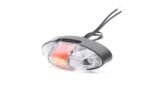 LED φως θέσης εμπρός-πίσω-πλευρικό W106 819-I με διαφανή φακό και οβάλ σώμα