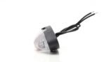 LED φως θέσης εμπρός-πίσω-πλευρικό W106 819-I με διαφανή φακό και οβάλ σώμα
