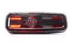 Πίσω φανάρι LED WAS W277DD LINE 12–24V – αριστερή έκδοση με καπνιστό φακό