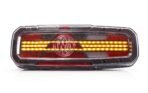 Πίσω φανάρι LED WAS W277DD LINE 12–24V – αριστερή έκδοση με καπνιστό φακό