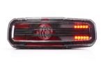 Πίσω φανάρι LED WAS W277DD LINE 12–24V – αριστερή έκδοση με καπνιστό φακό