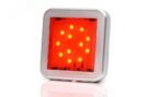 Κόκκινο LED Φως Όγκου W122-984KR με διαφανή πρόσοψη και χρωμιωμένο πλαίσιο