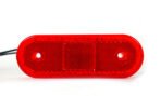 Κόκκινο LED Φως Όγκου W47WW 535 με αντανάκλαση και στήριξη 2 οπών