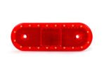 Κόκκινο LED Φως Όγκου W47WW 535 με αντανάκλαση και στήριξη 2 οπών