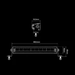 Strands Bara LED Siberia SR 12 Inch Slim 2200lm Monis Seiras