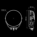 Strands Provoleas LED Siberia Night Ranger Spot 9 Inch 10485 Lumen