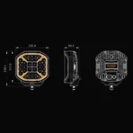 Strands Provoleas LED Siberia X 9 Inch me diplo fos thesis 13350 Lumen