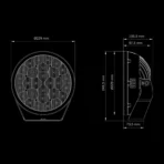 Strands Provoleas LED Yukon 2.0 Flood 9 Inch diasporas ypsilis apodosis 9500 Lumen