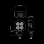 Strands Unity Mini strongylos Provoleas LED 11W 1000lm Compact IP69K